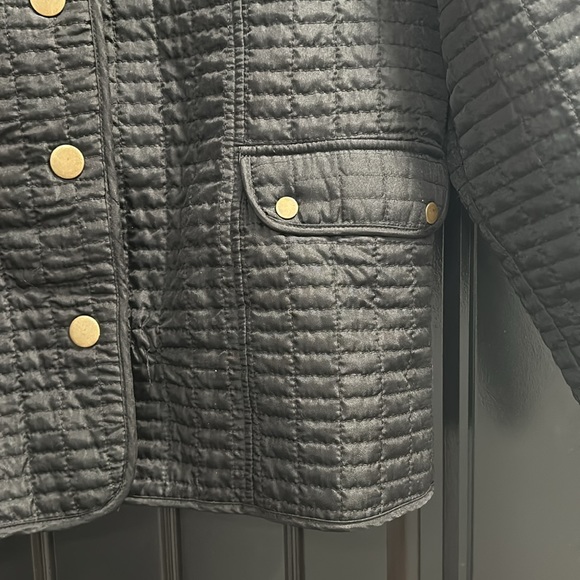 Large Sportelle quilted jacket with snap closure - Picture 2 of 7